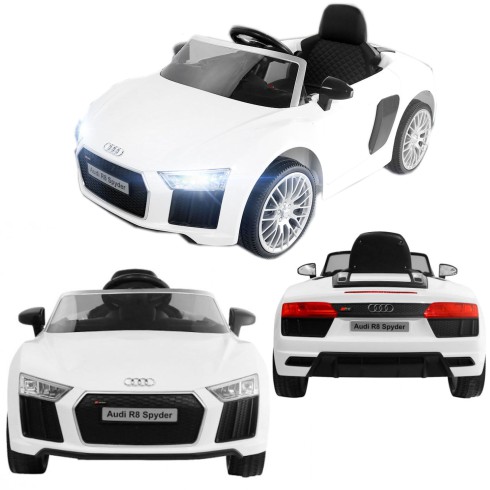 COIL Auto na akumulator pilot cabrio AUDI R8 SPYDER 2.4G dla dzieci światła LED COIL Auto na akumulator pilot cabrio AUDI R8 SPYDER 2.4G dla dzieci światła LED