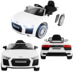 COIL Auto na akumulator pilot cabrio AUDI R8 SPYDER 2.4G dla dzieci światła LED COIL Auto na akumulator pilot cabrio AUDI R8 SPYDER 2.4G dla dzieci światła LED