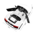COIL Auto na akumulator pilot cabrio AUDI R8 SPYDER 2.4G dla dzieci światła LED COIL Auto na akumulator pilot cabrio AUDI R8 SPYDER 2.4G dla dzieci światła LED