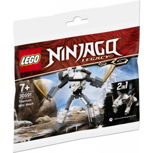 Lego Klocki Ninjago 30591 Tytanowy mini Mech Lego Klocki Ninjago 30591 Tytanowy mini Mech