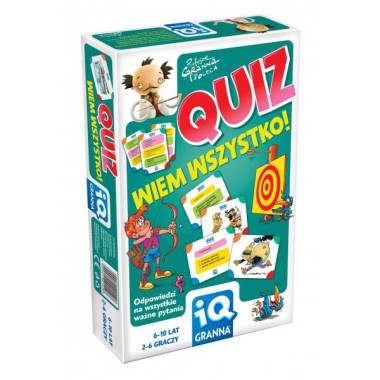GRANNA IQ Gra Quiz Wiem Wszystko !