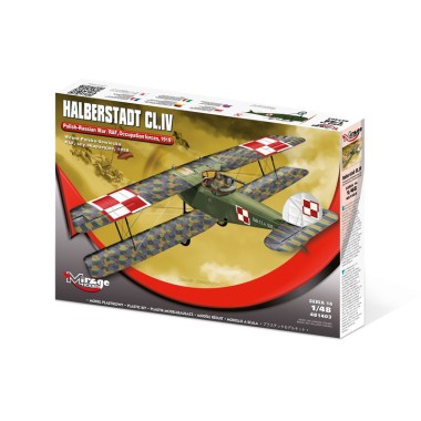 Mirage Model do sklejania Halberstadt CL.IV Polish-Russian War 1919