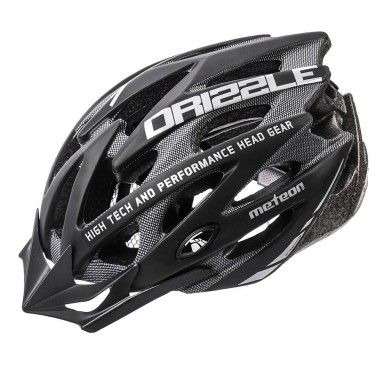 KASK ROWEROWY METEOR MV29 DRIZZLE L 58-61CM CZARNY/CIEMNOSZARY
