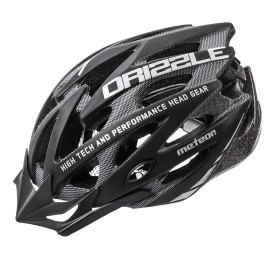 KASK ROWEROWY METEOR MV29 DRIZZLE L 58-61CM CZARNY/CIEMNOSZARY