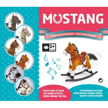 Milly Mally Koń Mustang ciemny brąz