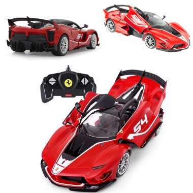 COIL Zdalnie sterowany samochód auto RC pilot do składania Rastar Ferrari FXX-K 1:18