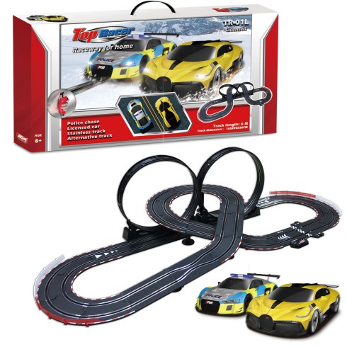 COIL Tor wyścigowy samochodowy zestaw mega tory autek wyścigowe pętla licencja AUDI Bugatti 6m skala 1:43 COIL Tor wyścigowy samochodowy zestaw mega tory autek wyścigowe pętla licencja AUDI Bugatti 6m skala 1:43