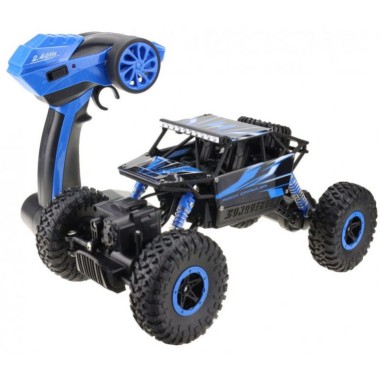 COIL Zdalnie sterowany samochód auto RC pilot 4x4 terenowy pojazd rock 1:18 niebieski