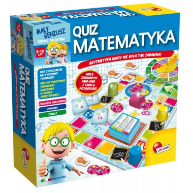 LISCIANIGIOCHI GRA MAŁY GENIUSZ QUIZ MATEMATYKA