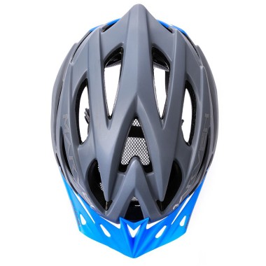 KASK ROWEROWY METEOR MARVEN M 55-58 CM SZARY/ NIEBIESKI