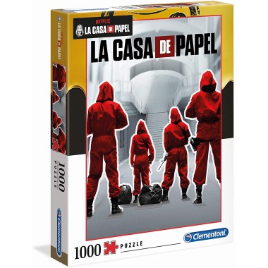 Clementoni 39532 Puzzle 1.000 elementów Netflix La Casa de Papel