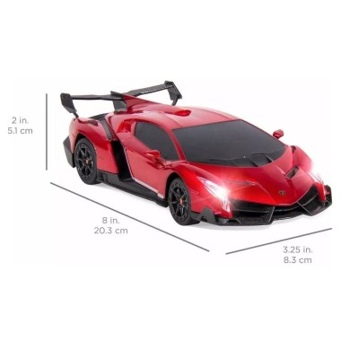 COIL Zdalnie sterowany samochód auto RC na pilota Lamborghini 1:14 czerwony