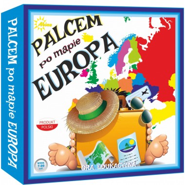 Abino Gra Palcem po mapie - Europa