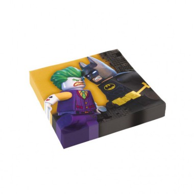 SERWETKI URODZINOWE LEGO BATMAN 20 szt  33 x 33 cm