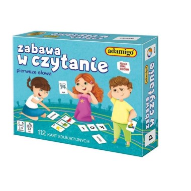 Adamigo Zabawa w czytanie Gra edukacyjna