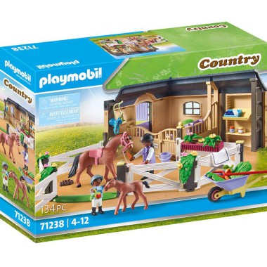 PLAYMOBIL STAJNIA DLA KONI 71238