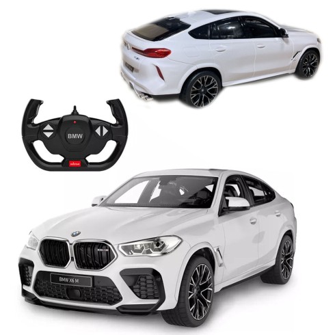 COIL Zdalnie sterowany samochód auto RC pilot BMW X6 M LED 1:14 pojazd biały COIL Zdalnie sterowany samochód auto RC pilot BMW X6 M LED 1:14 pojazd biały