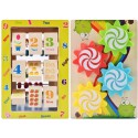 COIL Labirynt drewniana edukacyjna przeplatanka kostka XXL montessori układanka sorter