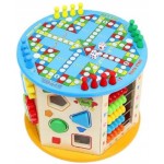 COIL Labirynt drewniana edukacyjna przeplatanka kostka XXL montessori układanka sorter COIL Labirynt drewniana edukacyjna przeplatanka kostka XXL montessori układanka sorter