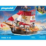 PLAYMOBIL Statek piracki klocki zestaw 71418 PLAYMOBIL Statek piracki klocki zestaw 71418