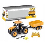COIL Zdalnie sterowany samochód traktor z przyczepą RC pilot pojazd światła LED COIL Zdalnie sterowany samochód traktor z przyczepą RC pilot pojazd światła LED