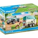 Playmobil Samochód z przyczepą dla kucyka 70511