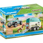 Playmobil Samochód z przyczepą dla kucyka 70511 Playmobil Samochód z przyczepą dla kucyka 70511