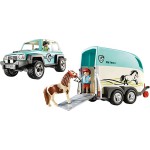 Playmobil Samochód z przyczepą dla kucyka 70511 Playmobil Samochód z przyczepą dla kucyka 70511