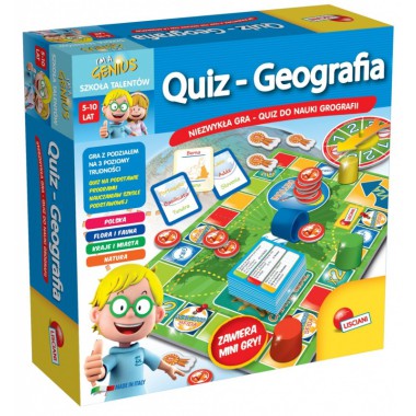 LISCIANIGIOCHI GRA IM A GENIUS- QUIZ GEOGRAFIA