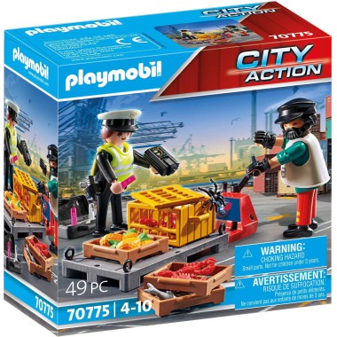 Playmobil Klocki  Kontrola celna 70775