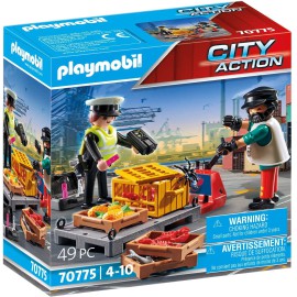 Playmobil Klocki  Kontrola celna 70775
