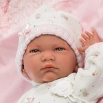 Llorens Lalka Bobas Lala w różowym beciku 42 cm Llorens Lalka Bobas Lala w różowym beciku 42 cm
