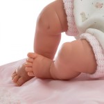Llorens Lalka Bobas Lala w różowym beciku 42 cm Llorens Lalka Bobas Lala w różowym beciku 42 cm