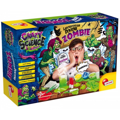Lisciani Zestaw edukacyjny Crazy Science - Laboratorium Doktora Zombie Lisciani Zestaw edukacyjny Crazy Science - Laboratorium Doktora Zombie