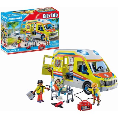 Playmobil Karetka pogotowia światło dźwięk 71202