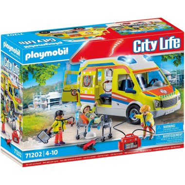 Playmobil Karetka pogotowia światło dźwięk 71202