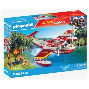 PLAYMOBIL KLOCKI SAMOLOT STRAŻY POŻARNEJ 71463
