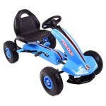 COIL Gokart dla dzieci Spider Perhour na pedały koła pompowane hamulec Super prezent niebieski