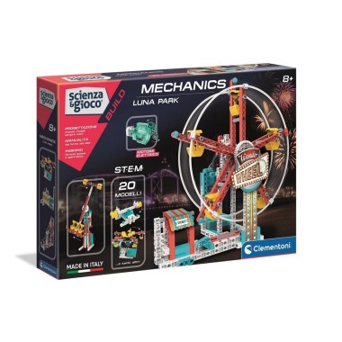 Clementoni Zestaw konstrukcyjny Laboratorium Mechaniki Lunapark 2.0