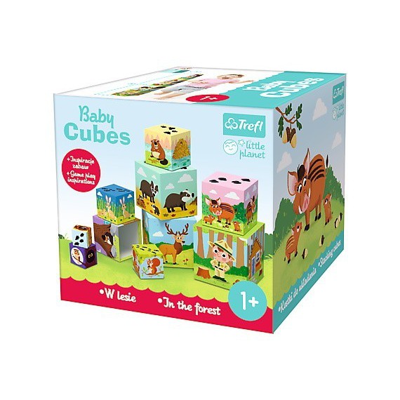 Trefl Baby cubes - W lesie - Little Planet