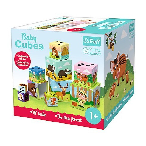 Trefl Baby cubes - W lesie - Little Planet Trefl Baby cubes - W lesie - Little Planet