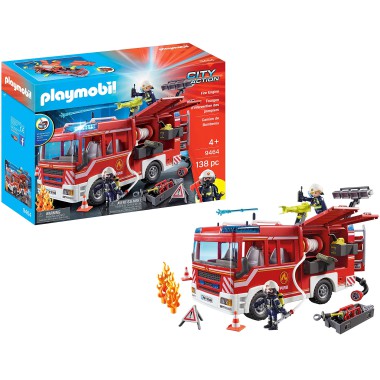 PLAYMOBIL KLOCKI WÓZ STRAŻACKI STRAŻ POŻARNA 9464