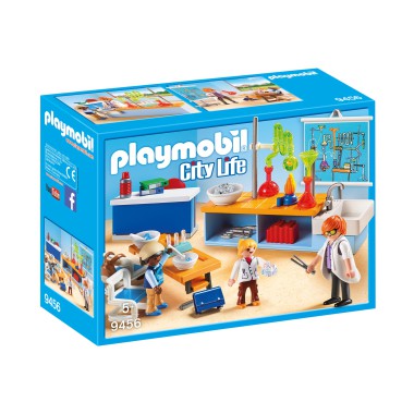 Playmobil Sala do lekcji chemii 9456