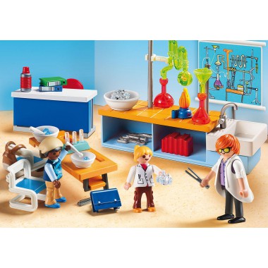 Playmobil Sala do lekcji chemii 9456