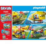 Playmobil Helikopter ratunkowy klocki zestaw 71203 Playmobil Helikopter ratunkowy klocki zestaw 71203