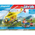 Playmobil Helikopter ratunkowy klocki zestaw 71203 Playmobil Helikopter ratunkowy klocki zestaw 71203