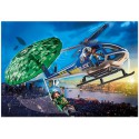 Playmobil Policja Śmigłowiec Ucieczka ze spadochronem 70569