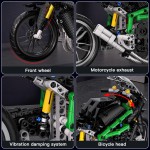 COIL Klocki konstrukcyjne zestaw 639 elementów kompatybilne Motor Motocykl COIL Klocki konstrukcyjne zestaw 639 elementów kompatybilne Motor Motocykl
