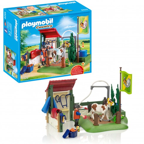 PLAYMOBIL KLOCKI MYJNIA DLA KONI 6929
