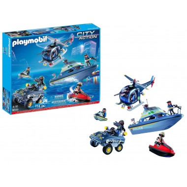 Playmobil Klocki Wielka akcja policji 9043